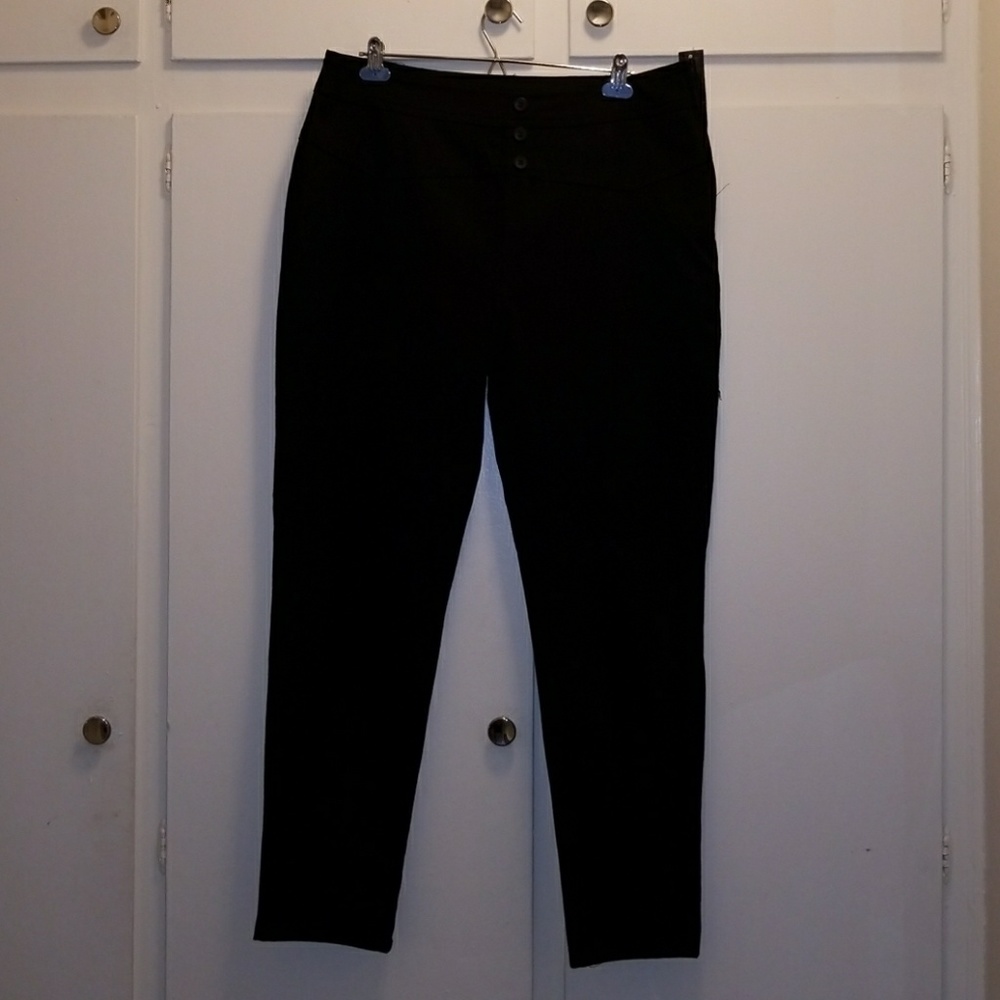 Rock Steady Black Sailor Style High Waist Pants 2X